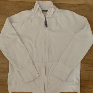 ✈️White ZipUp Sweatshirt